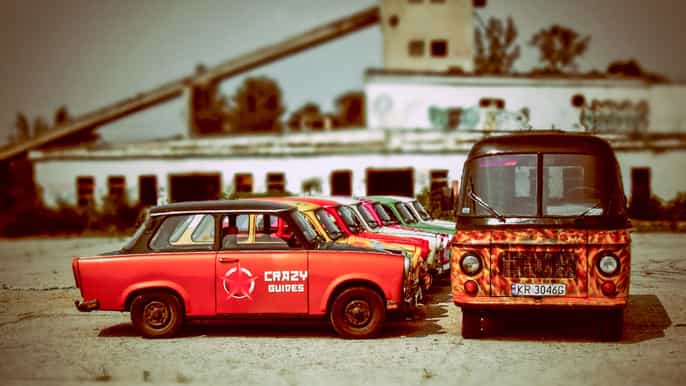 krakow 2.5hour crazy communism tour by trabant