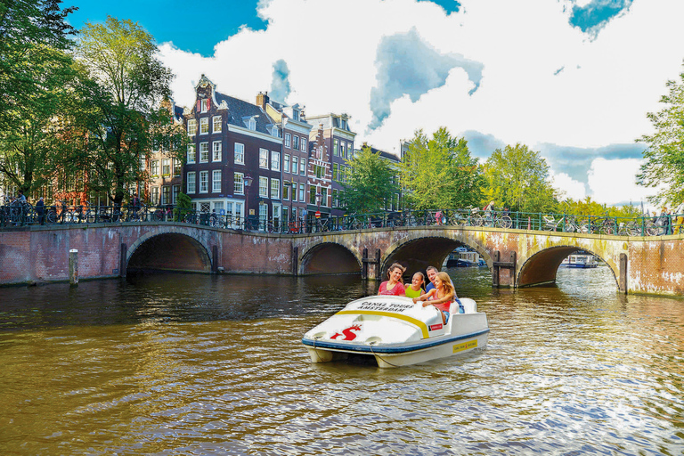 Amsterdam: 1 timmes uthyrning av trampbåt1 timmes uthyrning