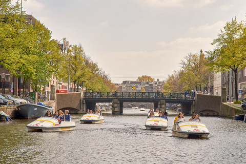 Amsterdam: waterfiets huren voor 1 uurHuur van 1 uur