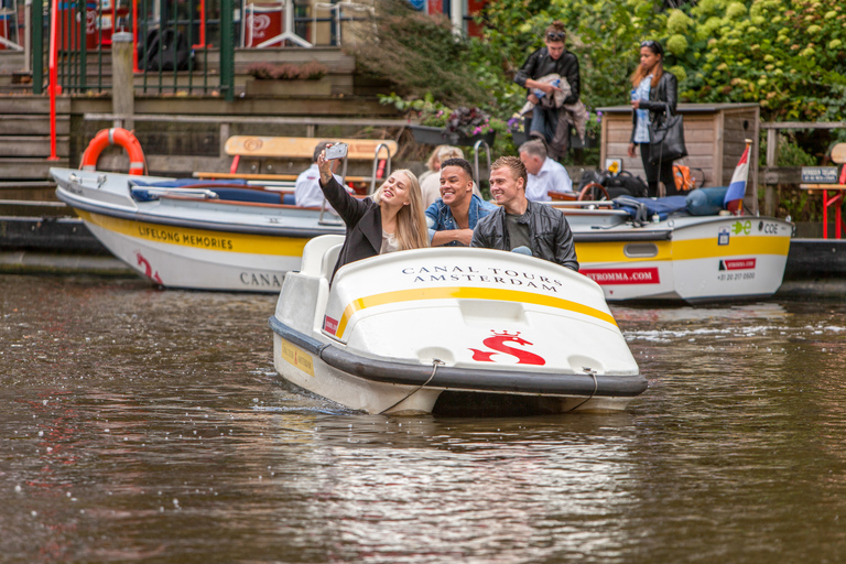 Amsterdam: waterfiets huren voor 1 uurHuur van 1 uur