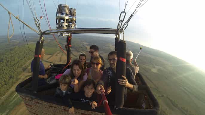costa brava hot air balloon flight with a catalan breakfast