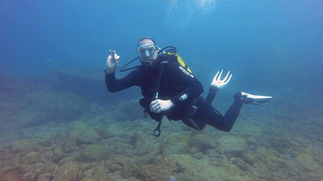 Visit Canteras Beach Scuba Diving Discovery Tour in Lanzarote, España