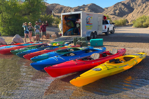 From Las Vegas: Kayak Rental to Emerald Cave Colorado River 8:00am/9am/10am/11am - 4 Hour Kayak Rental
