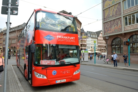 Frankfurt: Wycieczka autobusowa – trasa Skyline lub ExpressWycieczka autobusowa wskakuj/wyskakuj – trasa Skyline