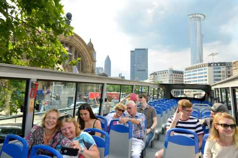 Frankfurt: Skyline eller Express hopp på hopp av-busstur