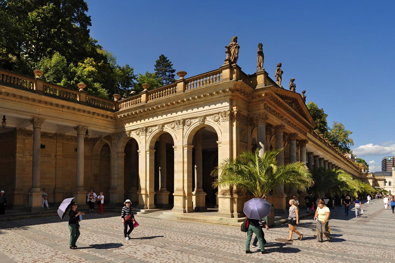 Prag: Karlovy Vary-tur med lunch och besök på Moser-museet