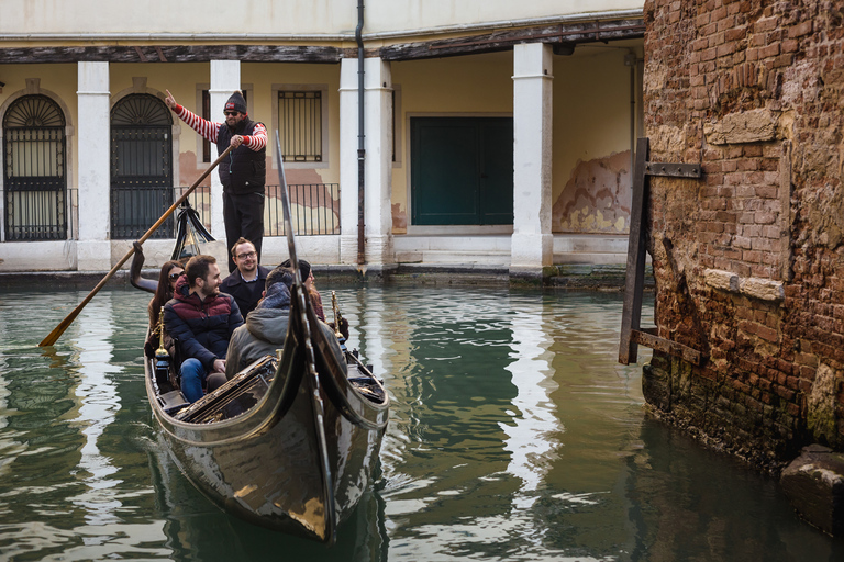 Venedig: Gondoltur och guidad tur i MarkuskyrkanMorgonvisning på spanska