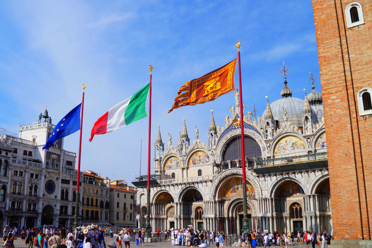 Venedig: Gondoltur och guidad tur i MarkuskyrkanMorgonvisning på spanska