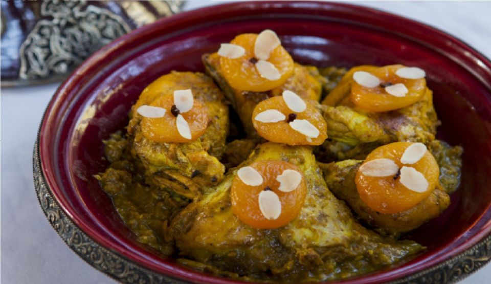 Tajine de Pollo (Djaj Mqualli) - Receta Tradicional Marroquí