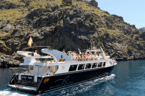 Majorka: wycieczka po wyspie z transferem łodzią, pociągiem i hotelemWycieczka z Colònia de Sant Jordi