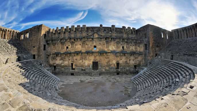 from antalya private day trip to aspendos perge and side