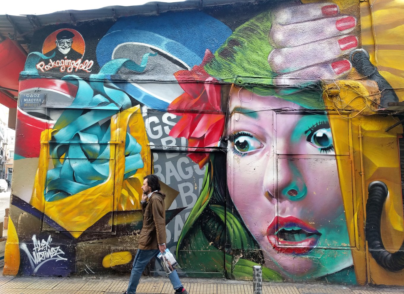 Athen: Guidet urban gadekunst-tur