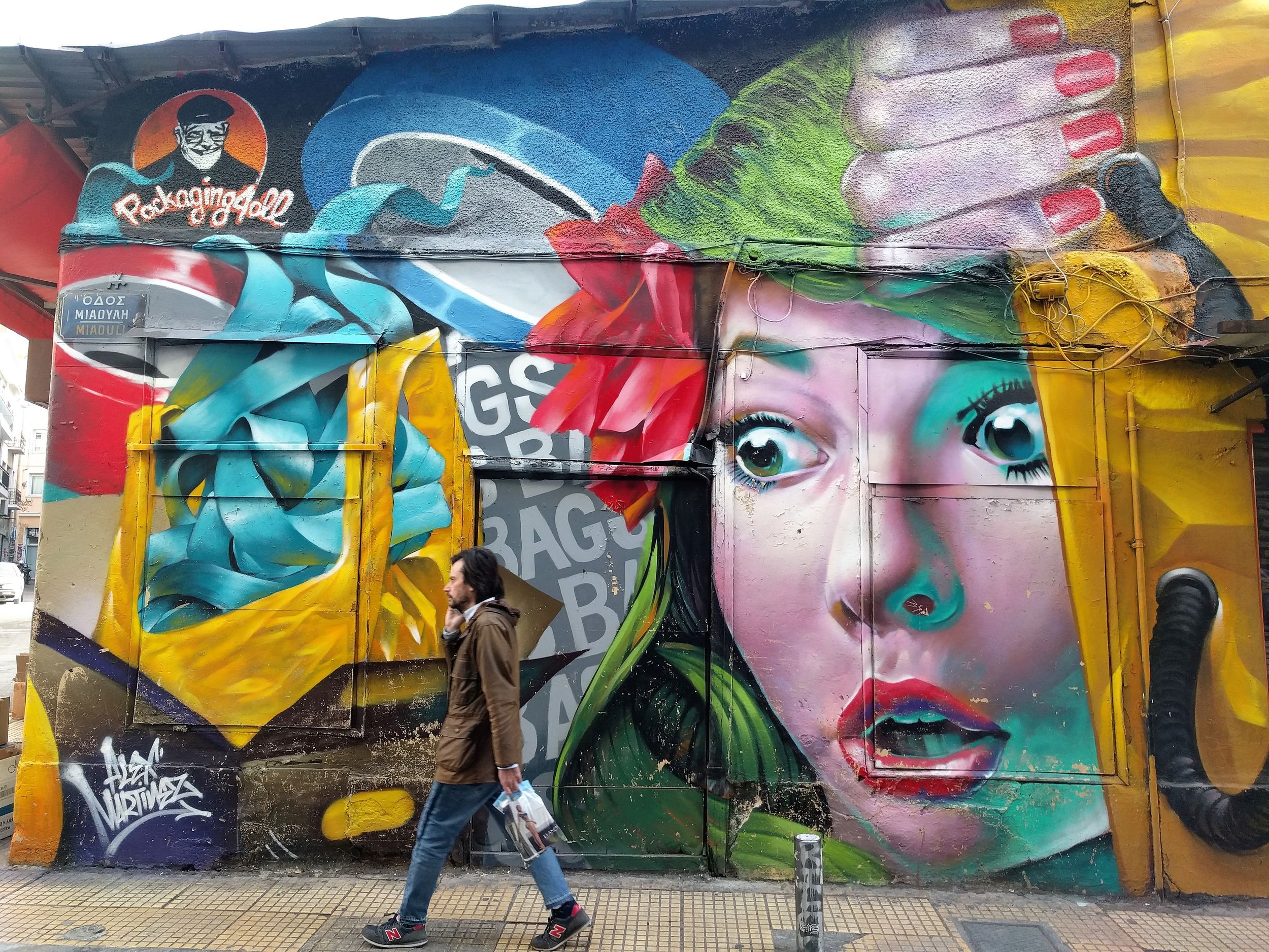 Athen: Geführte Urban Street-Art Tour
