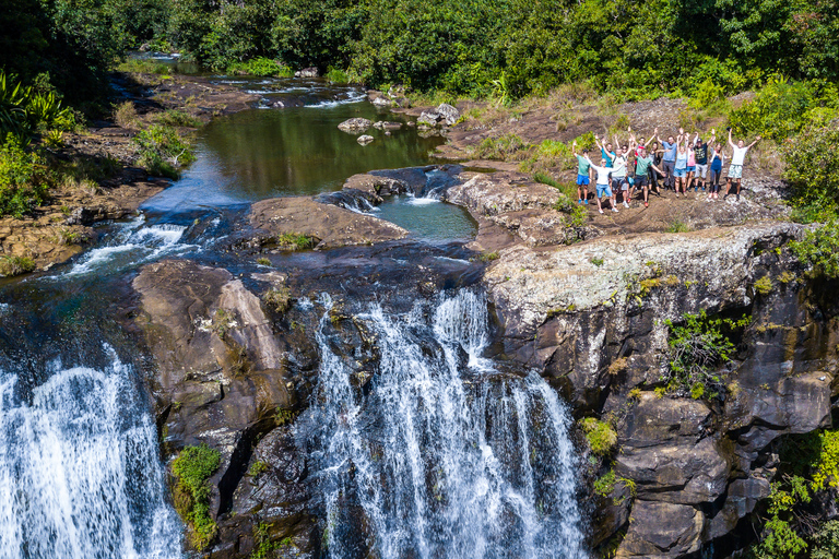 Mauritius: Tamarind Falls Highlights 3-Hour Hiking Trip Hike with Meeting Point