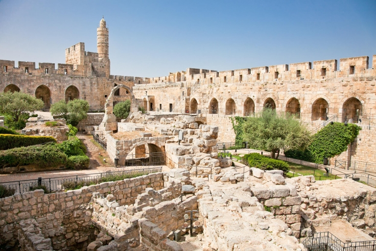 De Tel Aviv: visite de la ville de David et de Jérusalem souterraineDépart de Tel Aviv