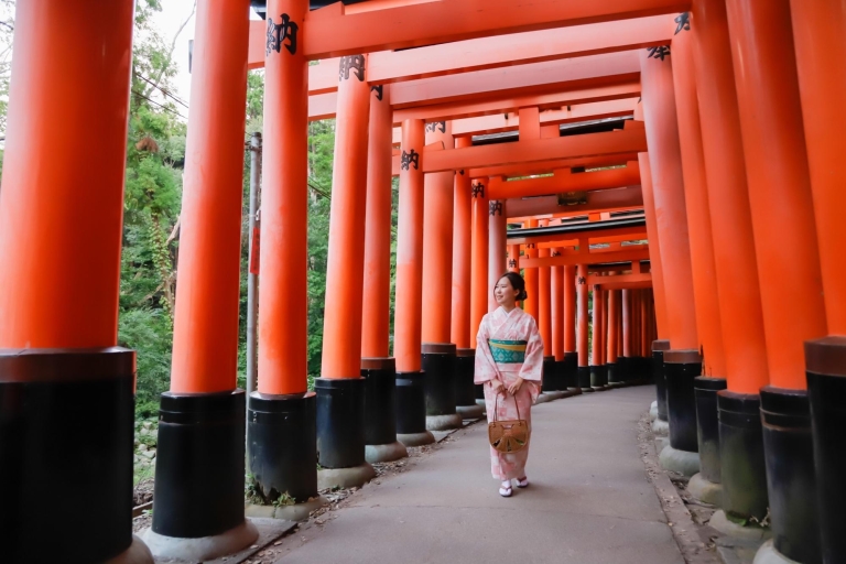 Kyoto: sesión de fotos con un fotógrafo de vacaciones privadas90 minutos + 45 fotos en 2 lugares