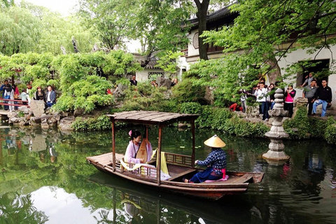 Excursión de un día con guía privada a Suzhou y Zhujiajiao desde ShanghaiTour privado con paseo en barco