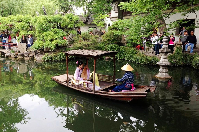 Viagem de 1 dia com guia particular a Suzhou e Zhujiajiao saindo de XangaiTour particular com passeio de barco