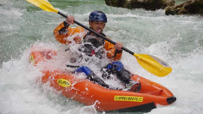 bovec halfday kayaking trip down the soča