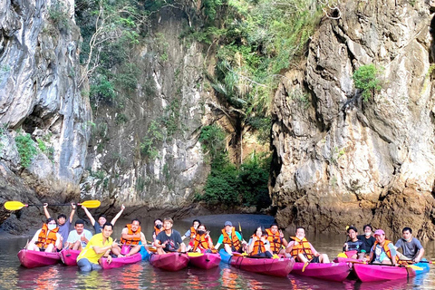 Krabi : Kayak à Ao Thalane et randonnée en VTT