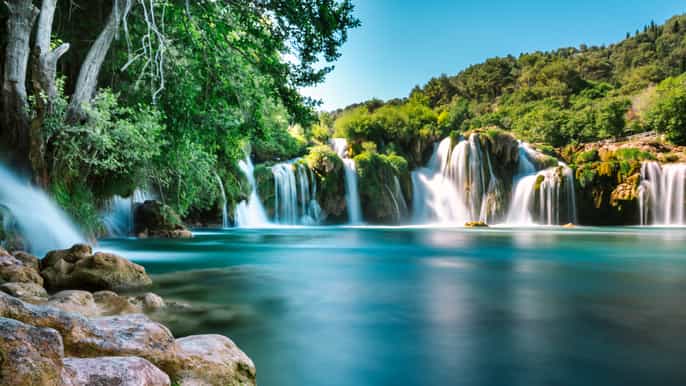 desde split tour de 1 día de las cataratas de krka