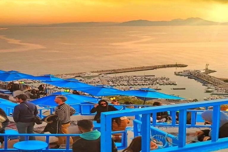 Z Hammamet: Sidi Bousaid o zachodzie słońca