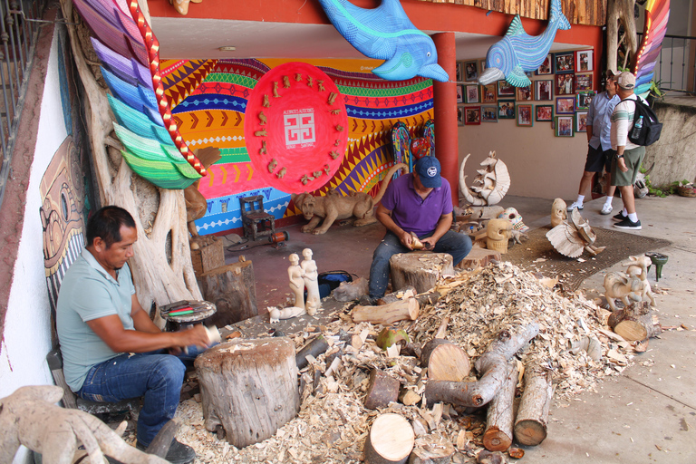 Oaxaca: Full Day Tour to Monte Alban, Barro Negro, Alebrijes, and Mezcal Oaxaca: Full-Day Tour to Monte Alban, Barro Negro, Alebrijes, and Mezcal
