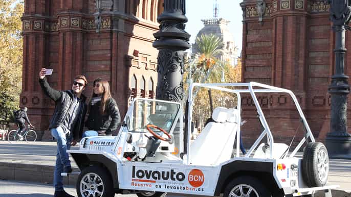 barcelona privat tur i en miljøvennlig buggy
