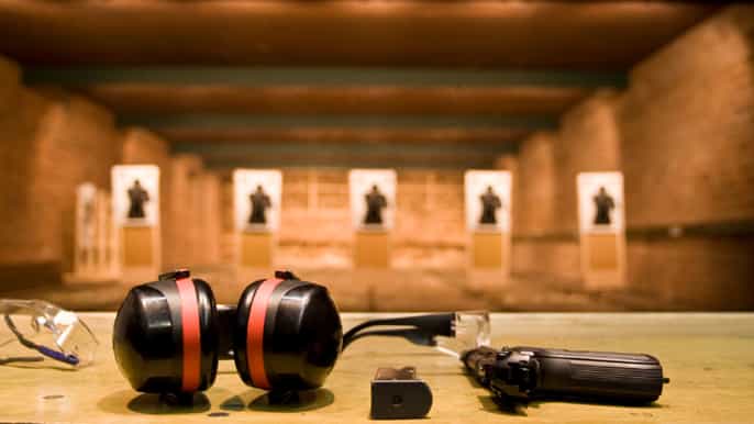 kiev indoor shooting range experience