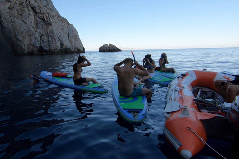 Santorini: avventura di stand-up paddle e snorkelingSantorini: Stand Up Paddle e Snorkel Adventure