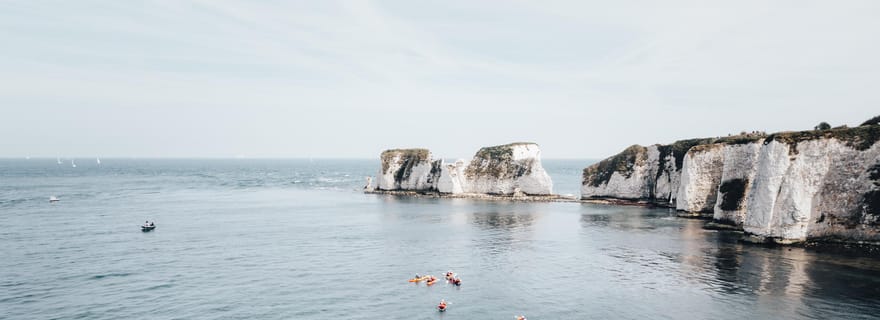 Excursion en kayak sur la côte jurassique jusqu'aux rochers d'Old Harry
