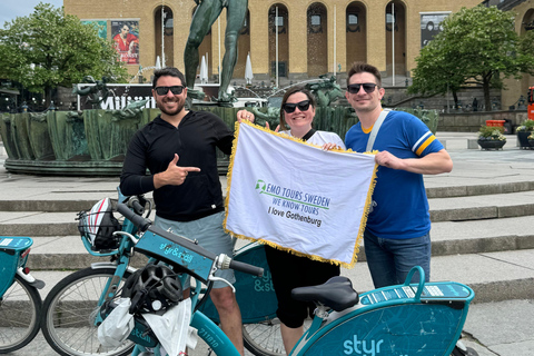 Göteborg: Tour della città in bicicletta con trasferimentoGöteborg: tour in bici dei punti salienti della città con trasferimento