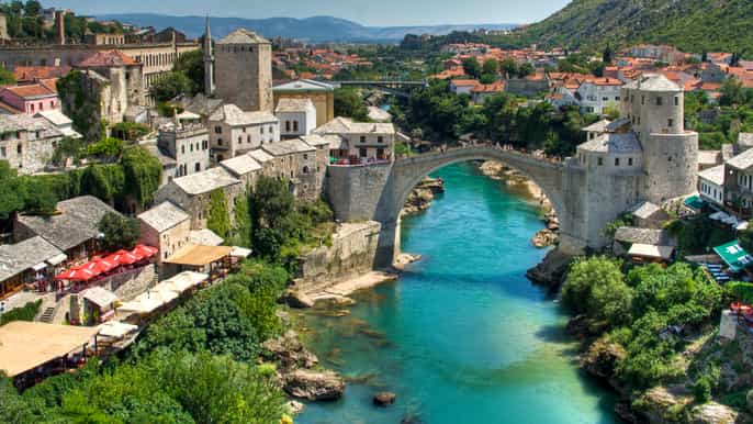sarajevo oneway nach mostar mit konjic blagaj pocitelj