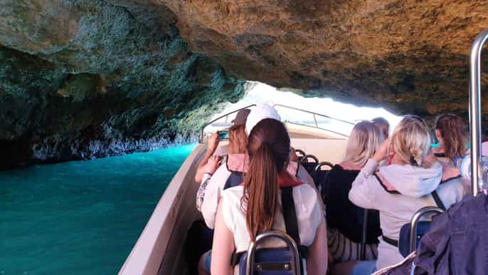benagil caves and algarve coastline by jeep and boat
