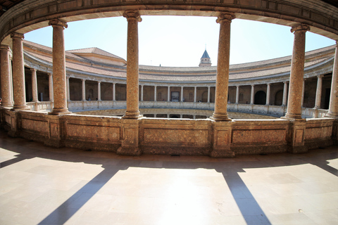 Granada: Tour dell&#039;Alhambra e del Palazzo Carlo VTour in inglese