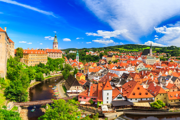 Von Prag aus: Ganztägiger Ausflug nach Český KrumlovEnglischsprachige Tour mit Abholung