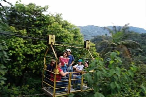 Mindo's Cable Car and Waterfalls