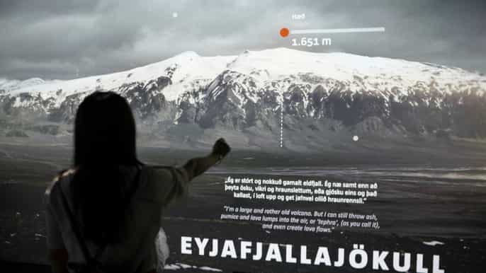 iceland lava centre exhibition and cinema entry ticket