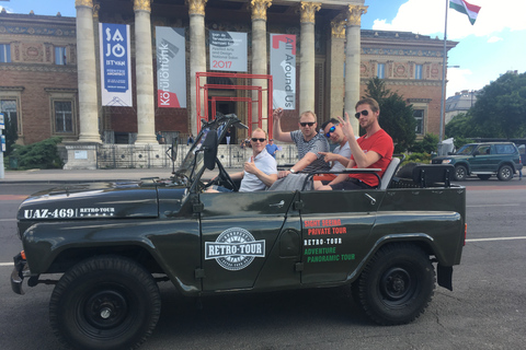 Budapest: Private City Tour with Russian Jeep3-hour Daytime City Tour with Russian Jeep