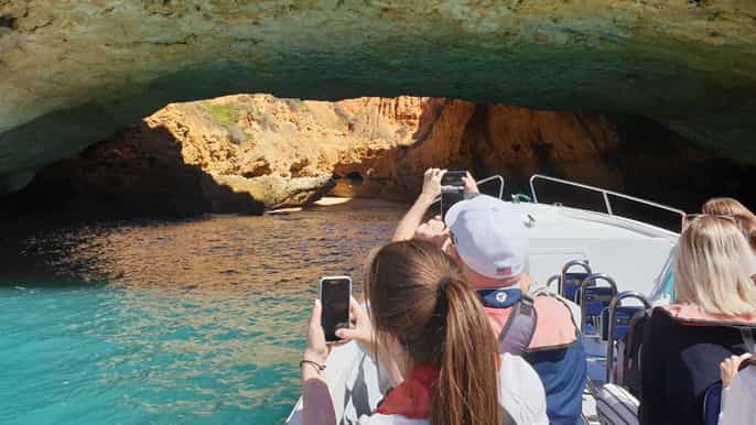 algarve grottes de benagil visite privée de 1.5 h