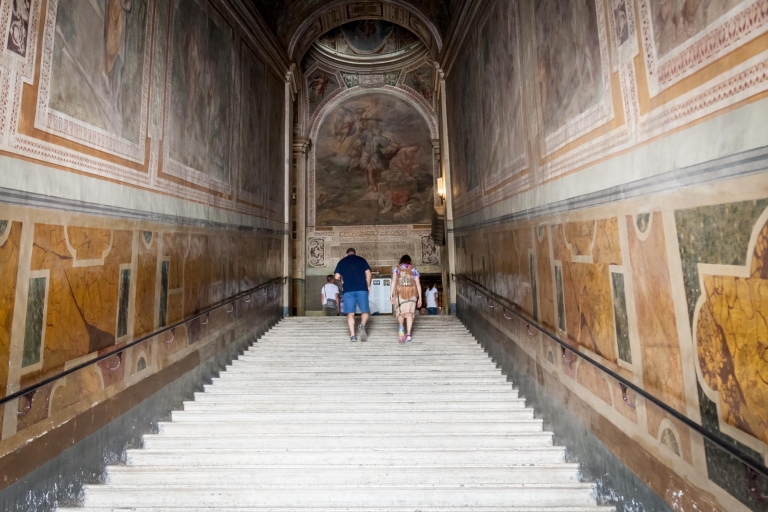 Rom: Halbtagestour zu den Katakomben in Rom & PapstbasilikenTour auf Spanisch ab Treffpunkt