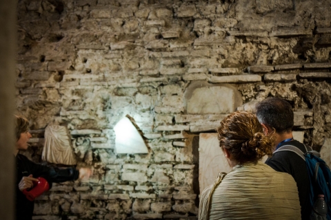 Rom: Halbtagestour zu den Katakomben in Rom & PapstbasilikenTour auf Französisch mit Hotelabholung