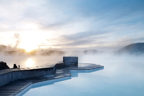 Reykjavík: Círculo Dourado com Ingresso para Lagoa Azul