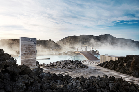 Reykjavík: Círculo Dourado com Ingresso para Lagoa Azul