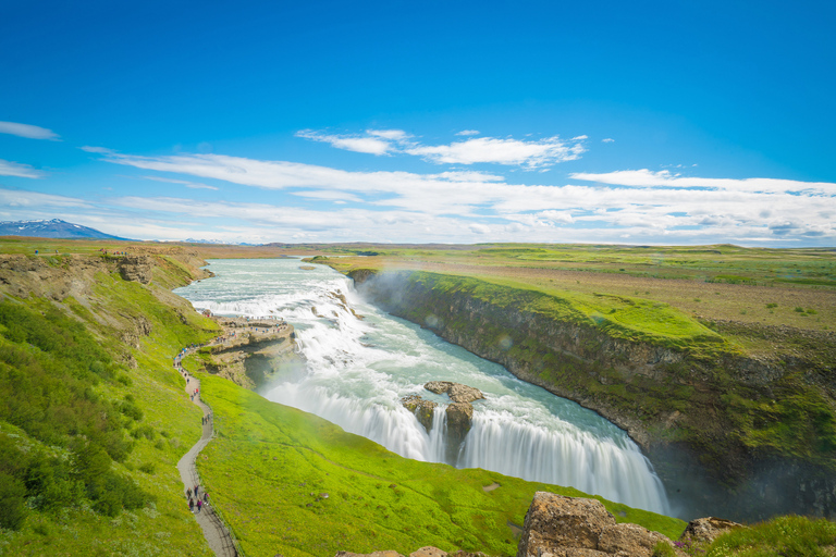 Reykjavik: trip Gouden Cirkel & entree Blue LagoonReykjavik: dagtrip Gouden Cirkel & Blue Lagoon-ticket