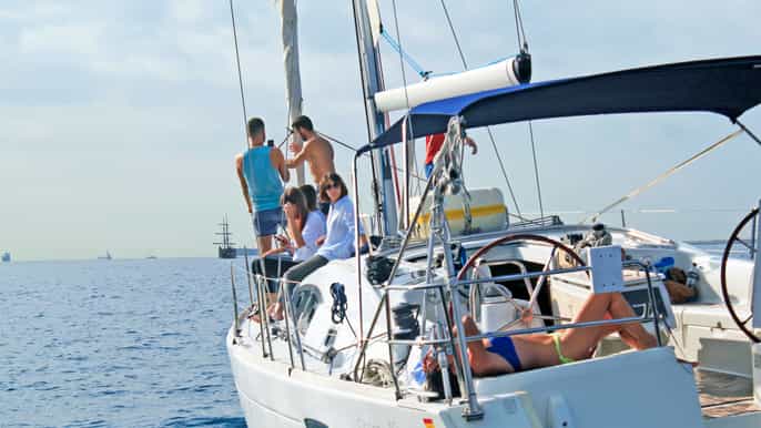 costa daurada private sailing tour