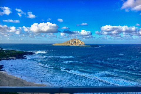 Waikiki : Tour de 120 miles de l'île d'Oahu en une journéeVisite avec déjeuner inclus