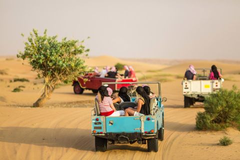 Vanuit Dubai: woestijnsafari met diner