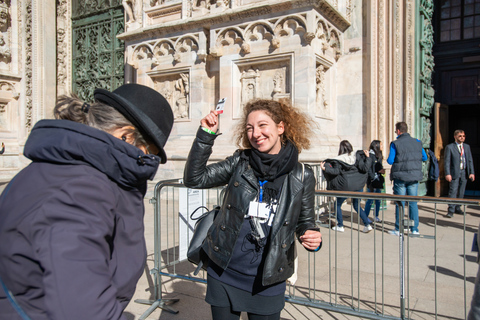 Milaan: Fast-Track Milaan Kathedraal en Terrassen RondleidingPrivérondleiding in het Italiaans