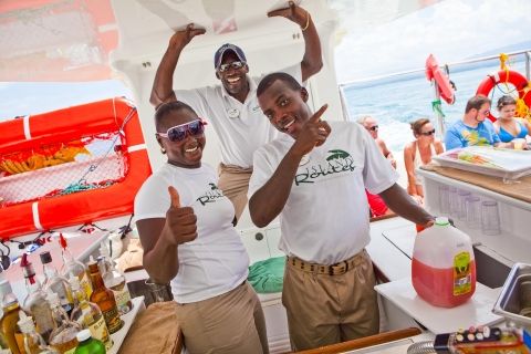 Montego Bay: Reggae Catamaran Cruise con Snorkel